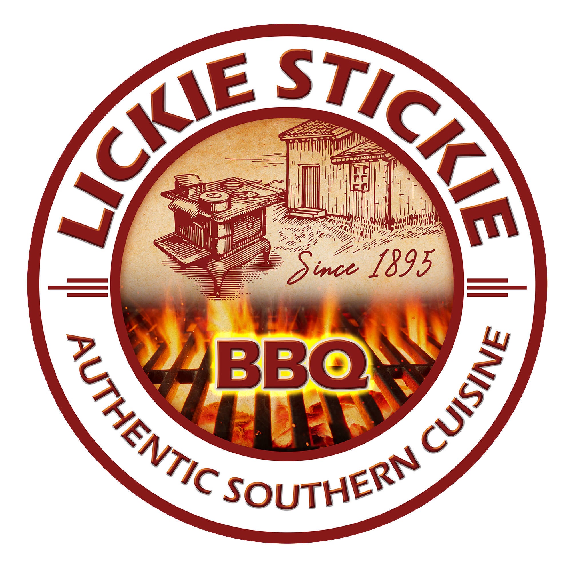 lickie stickie bbq logo